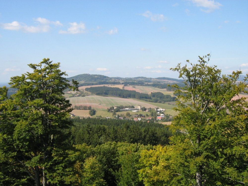 Kumburk - pohled na Kozákov