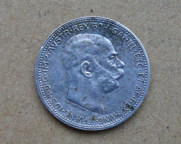 1 koruna FJ I 1916