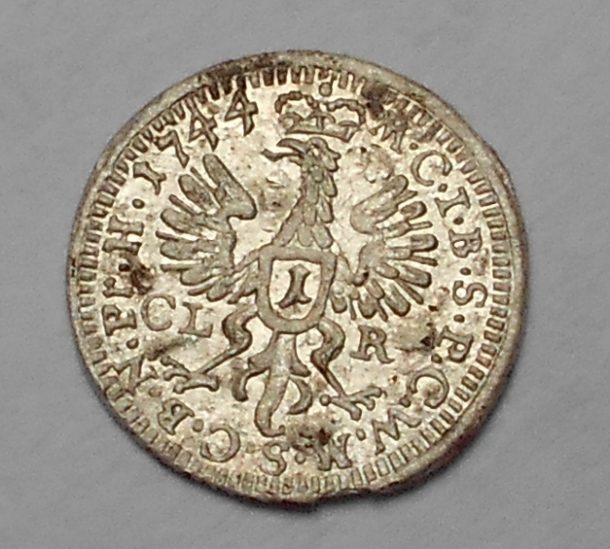 Brandenburg-Bayreuth 1 Kreuzer 1744 CLR