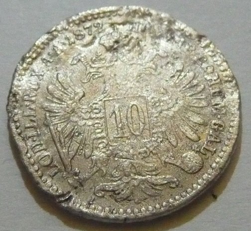 10 KREUZER 1872