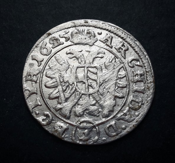 Lesní nález 3 Krejcar 1625 Ferdinand II