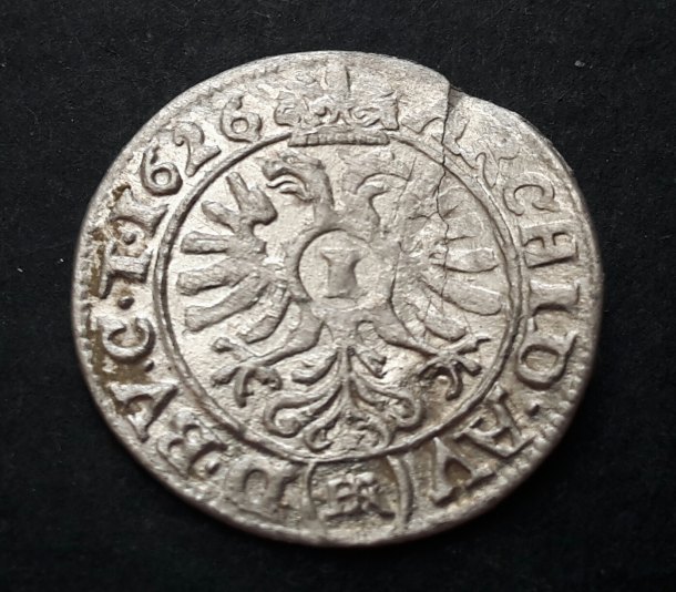 Lesní nález 1 Krejcar 1626 Ferdinand II