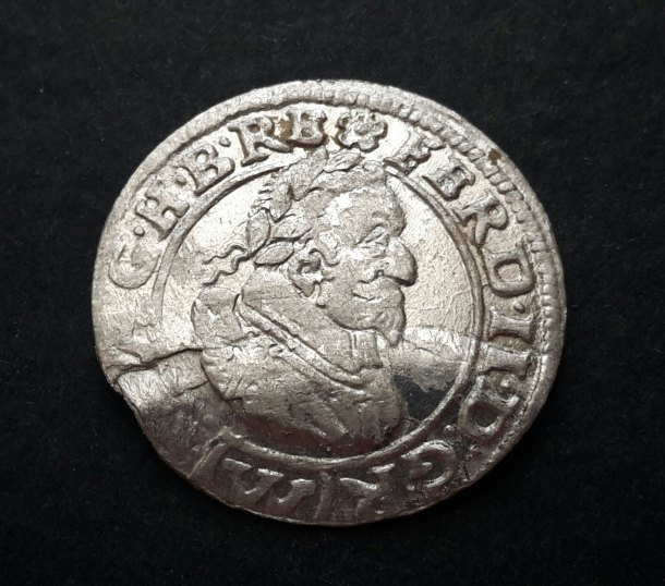 Lesní nález 1 Krejcar 1626 Ferdinand II