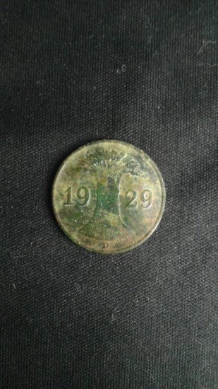 1 Deutsches Reich Reichspfennig 1929