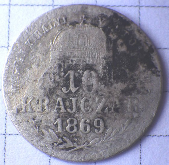 10 Krajczar 1869 K.B. (03/2016)