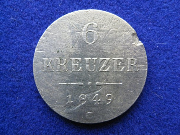 6 Kreuzer 1849 C