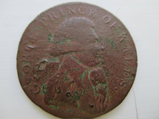 George prince of Wales, Half Penny