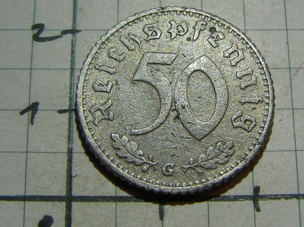 50 Reichspfennig 1942 G