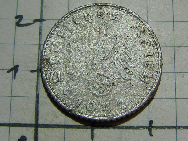 50 Reichspfennig 1942 G