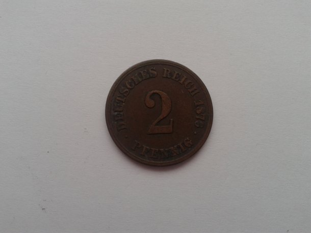 2 pfennig 1876