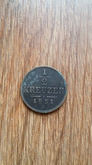 1/2 Kreuzer 1851