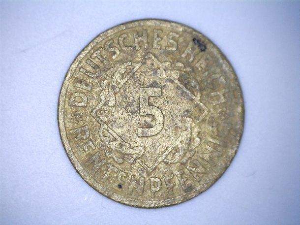 5 Rentenpfennig 1924 A