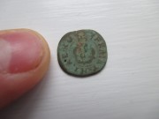 Charles I Copper ´´Rose´´ Farthing