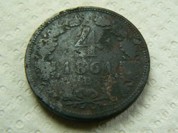 4 kreuzer 1861 B