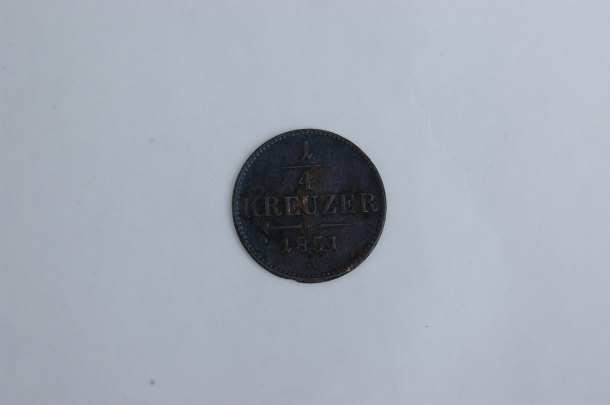 1/4 KREUZER 1851 A