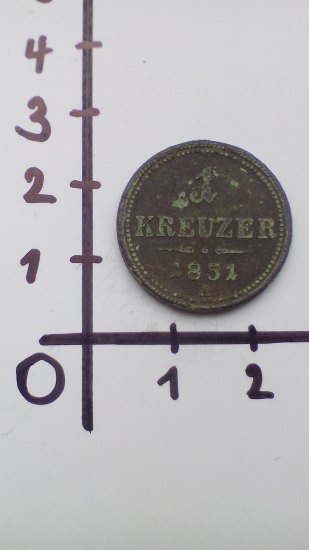 1 kreuzer 1851