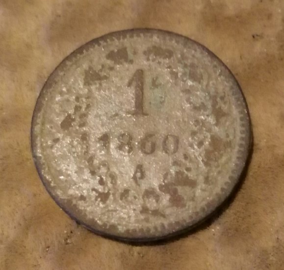 1 Krejcar 1860 A