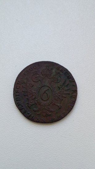 6 Kreuzer František II. 1800 Smolnik