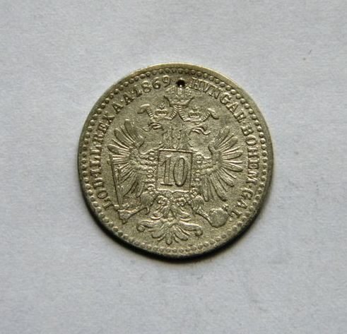 10 kreuzer 1869