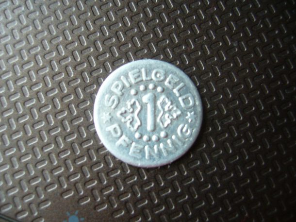 Spielgeld 1 pfennig