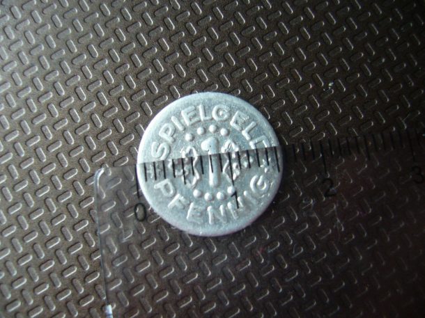 Spielgeld 1 pfennig