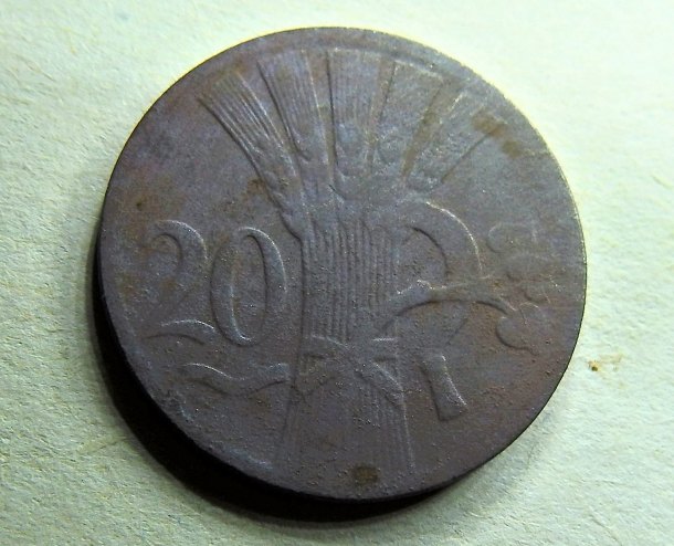 20 halier 1926 ČSR