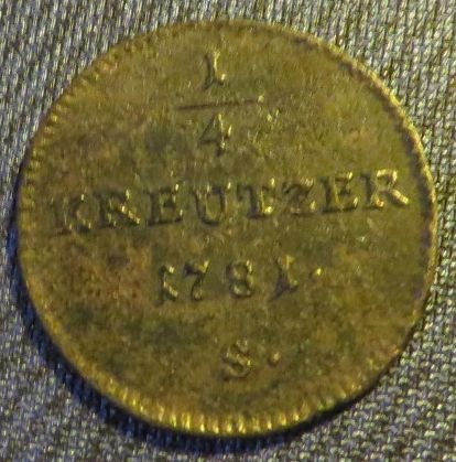 1/4 Kreutzer 1781