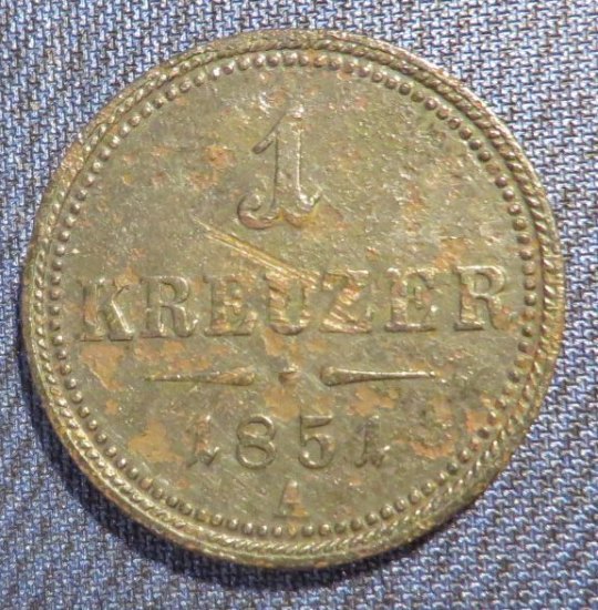 1 Kreuzer 1851