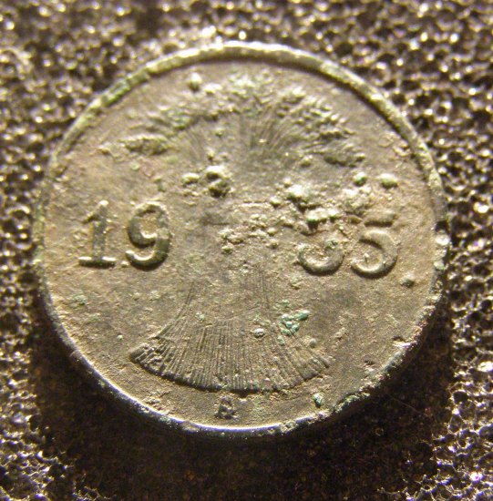 Výmarská republika - Německo (1918–1933) 1 Reichspfennig (Říšký pfennig) (č. 2736