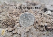 1 Grešle- 3/4 Krejcaru 1704