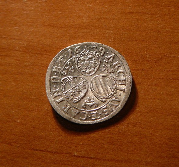 3 krejcar ferdinanda III. 1639