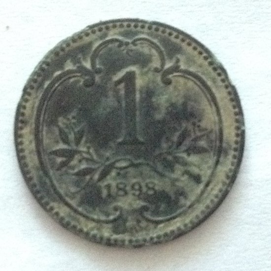 1 haleř(1heller)