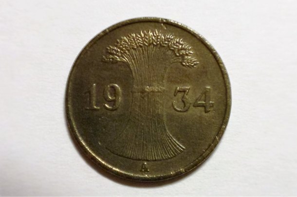 1 Reichspfennig 1934