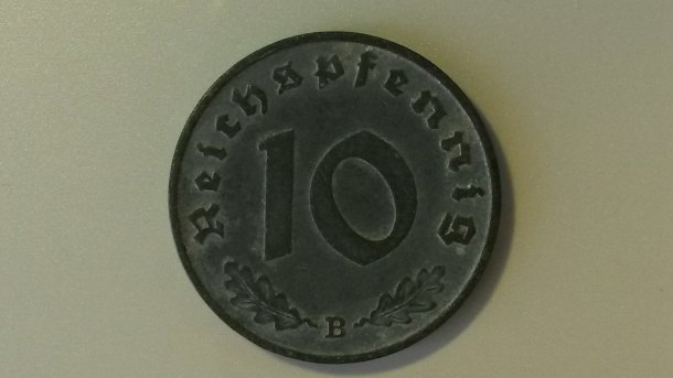 Německá mince (rok 1940) 10 pfennig