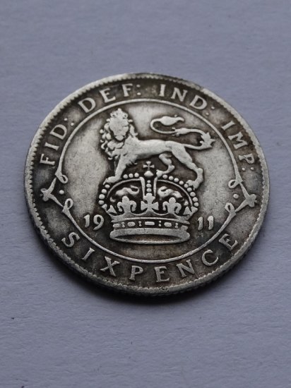 SIX PENCE 1911