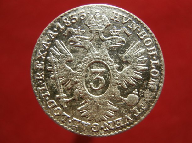 František I. 3 Kreuzer 1833