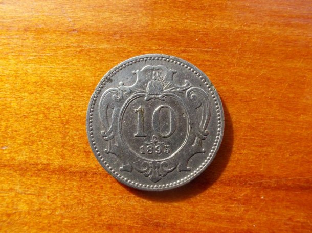 10 Heller (Desetihaléř) 1895