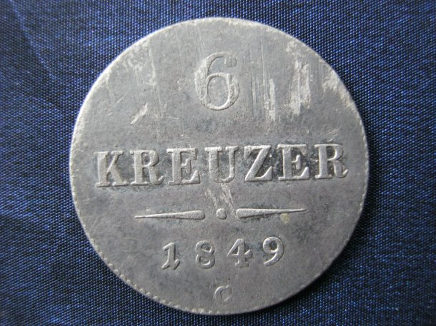 6 krejcar 1849