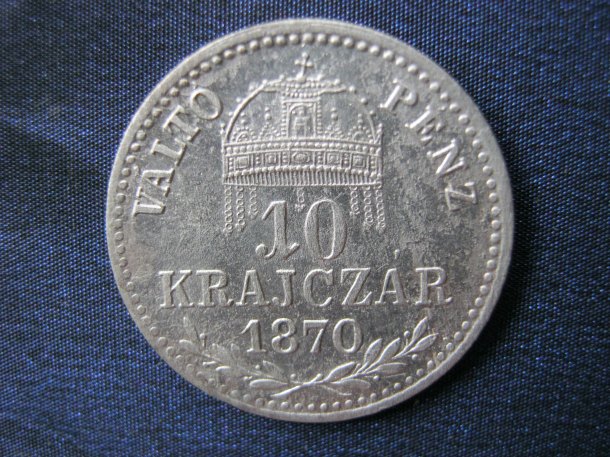 10 krejcar 1870