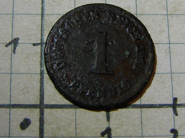 1 pfennig 1911 ( Vilem II Pruský )