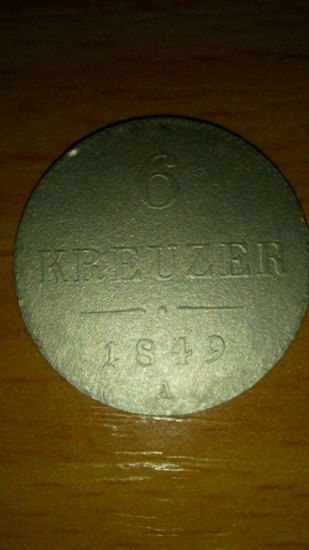 6 Krejcar 1849 A