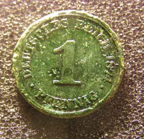 Vilém I. Pruský (1861–1888) – 1 pfennig (č. 2558)