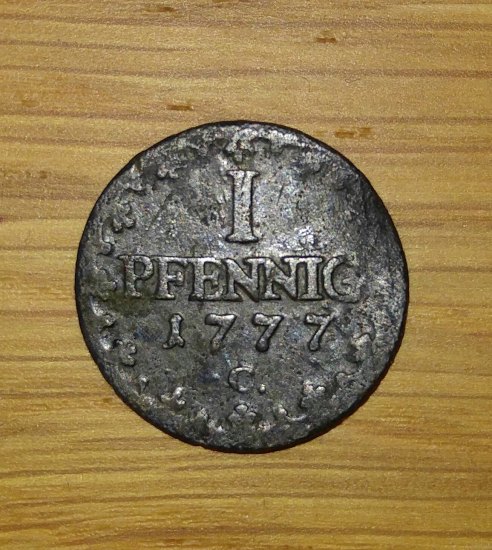 1 pfennig 1777