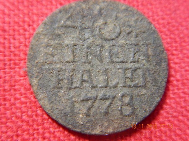 Einen thaler 1778