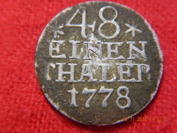 Einen thaler 1778