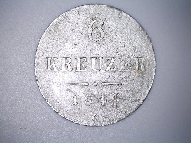 6 Kreuzer 1845 C