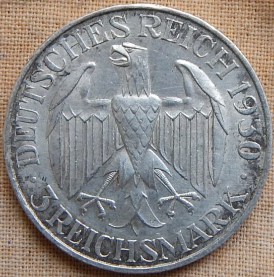 GRAF ZEPPELIN WELTFLUG 1929, 3 REICHSMARK 1930