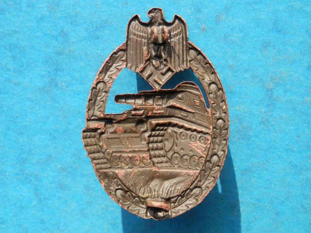 Panzerkampfwagenabzeichen in Bronze