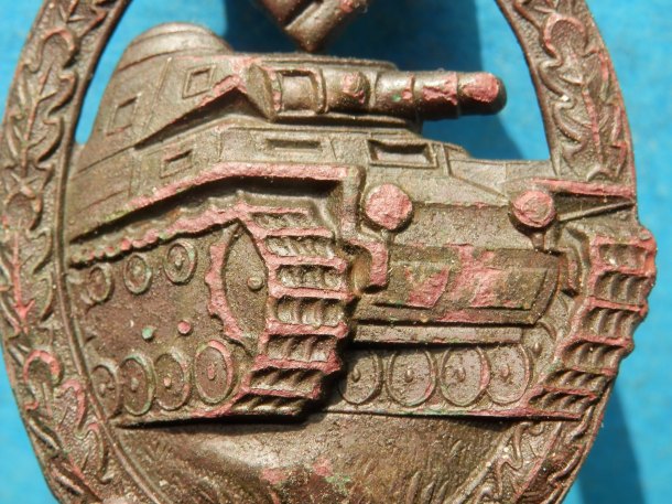 Panzerkampfwagenabzeichen in Bronze