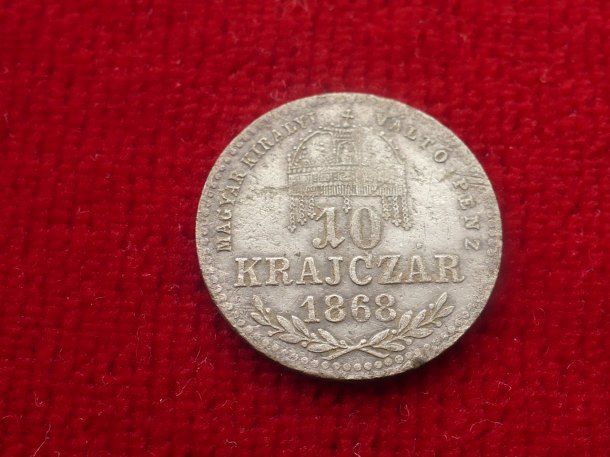 10 Krajczar 1868 KB